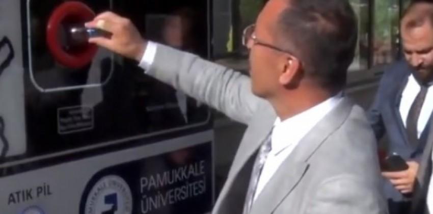 Pamukkale Üniversitesinden bir ilk "Atıkmatik Projesi"