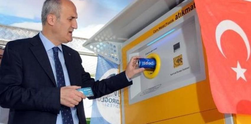 Ambalaj atıklarına para kazandıran sistem